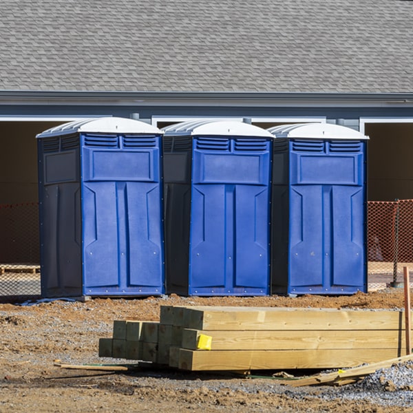 how do you dispose of waste after the porta potties have been emptied in Delphos